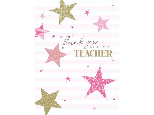 Picture of THANK YOU TO THE BEST TEACHER CARD
